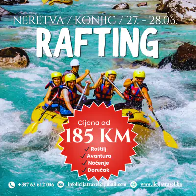 Rafting na Neretvi – Konjic
