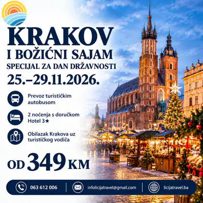 Krakov i Božićni Sajam – Specijal za Dan Državnosti