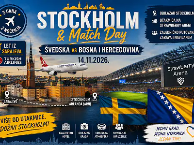 Stockholm – Sa Zmajevima na Sjever (švedska – Bosna i Hercegovina) - Turkish Airlines - Iz Sarajeva