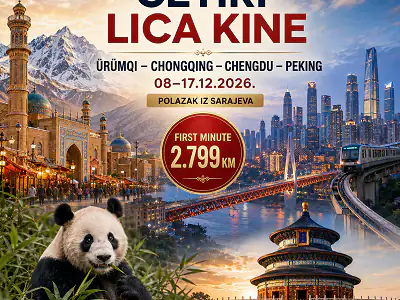 Četiri Lica Kine: Ürümqi – Chongqing – Chengdu – Peking