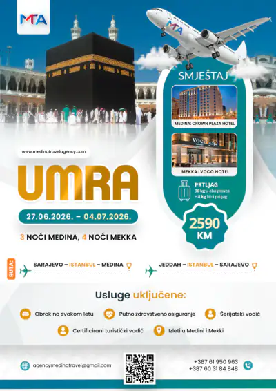 Umra u junu (27.06.-04.07.2026.)