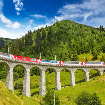 Švicarska alpskim željeznicama🚂