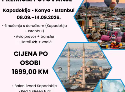 Kapadokija, Konya i Istanbul – Putovanje kroz Srce Turske
