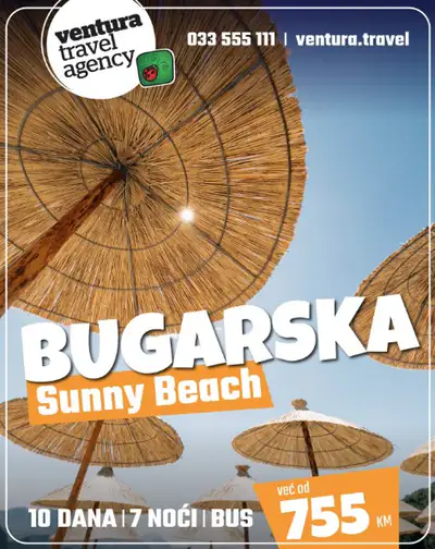 Sunčev Breg / bus - 10 dana